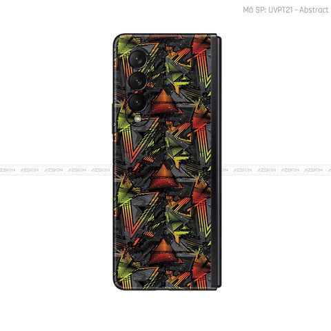 Dán Skin Galaxy Z Fold5 Vân Nổi Abstract 03 | UVPT21