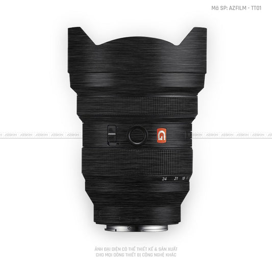 Skin Ống Kính Sony Vân Xước Titan Đen | AZFILM - TT01