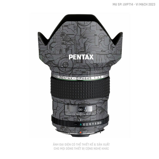 Ống Kính Pentax Vân Nổi Vi Mạch 2023 Xám | UVPT14
