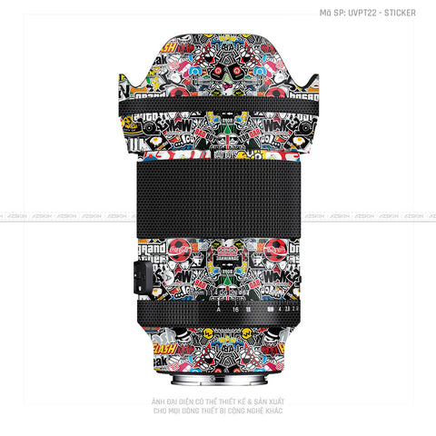 Dán Skin Ống Kính Sigma Vân Nổi Sticker 01 | UVPT22