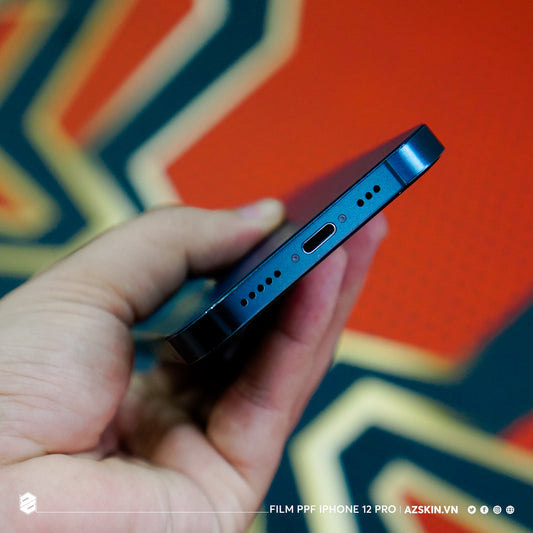 Dán PPF iPhone 12 Pro full lưng viền mặt sau tại AZSKIN