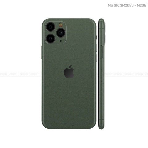 Dán Skin IPhone 11 Series Đổi Màu Xanh Midnight | M206