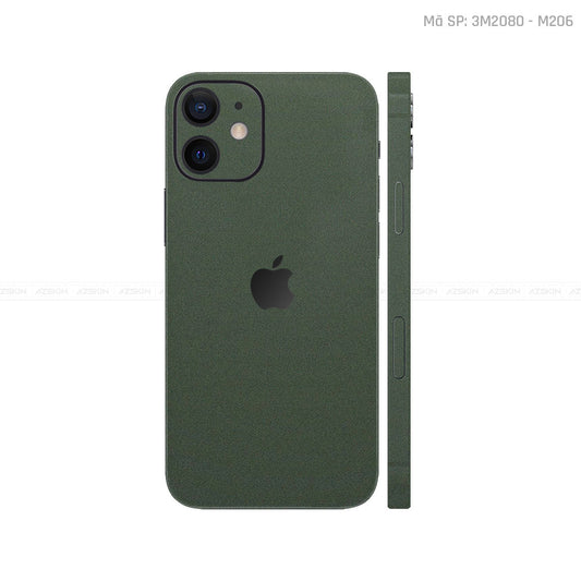 Dán Skin IPhone 12 Series Đổi Màu Xanh Midnight | 3M2080-M206