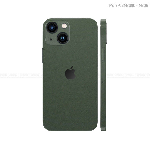 Dán Skin IPhone 13 Series Màu Xanh Midnight | 3M2080-M206