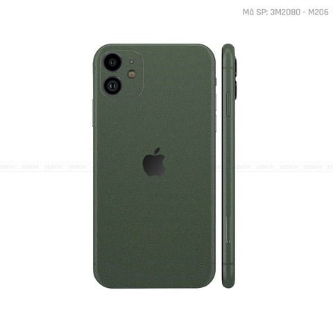 Dán Skin IPhone 11 Series Đổi Màu Xanh Midnight | M206
