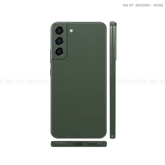 Dán Skin 3M Galaxy S22 Series Chuyển Màu Xanh Midnight | M206