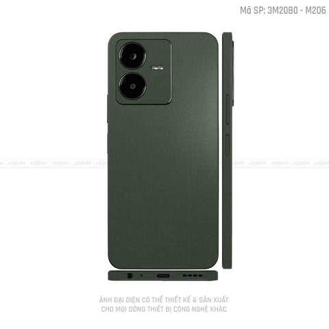 Dán Skin Vivo Y Series Chuyển Màu Xanh Midnight  | M206