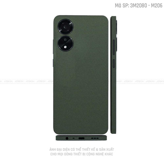 Miếng Dán Skin Điện Thoại OPPO A Series Màu Xanh Midnight | M206