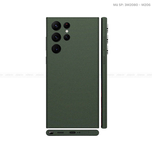 Dán Skin 3M Galaxy S22 Series Chuyển Màu Xanh Midnight | M206