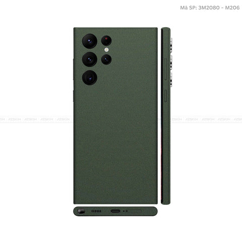 Dán Skin 3M Galaxy S22 Series Chuyển Màu Xanh Midnight | M206