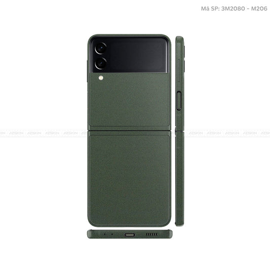 Dán Skin Galaxy Zflip4 Đổi Màu Xanh Midnight | M206