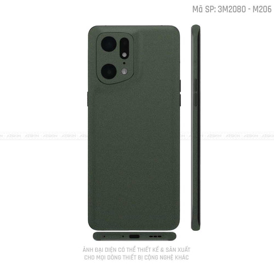 Miếng Dán Skin Điện Thoại OPPO Find X Series Màu Xanh Midnight | M206