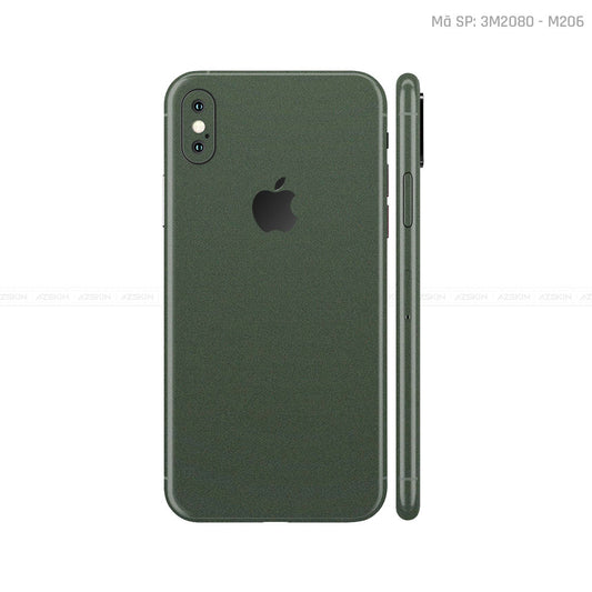 Dán Skin IPhone X Series Đổi Màu Xanh Midnight | M206