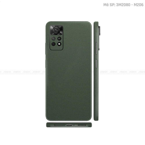 Dán Skin Xiaomi Redmi Note 11 Series Màu Xanh Midnight | M206