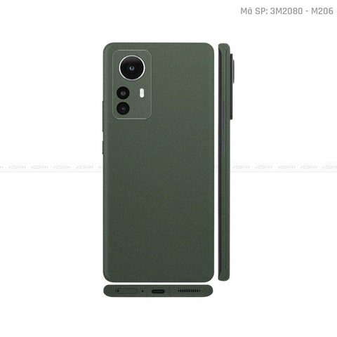 Dán Skin Xiaomi 12 Series Màu Xanh Midnight | M206