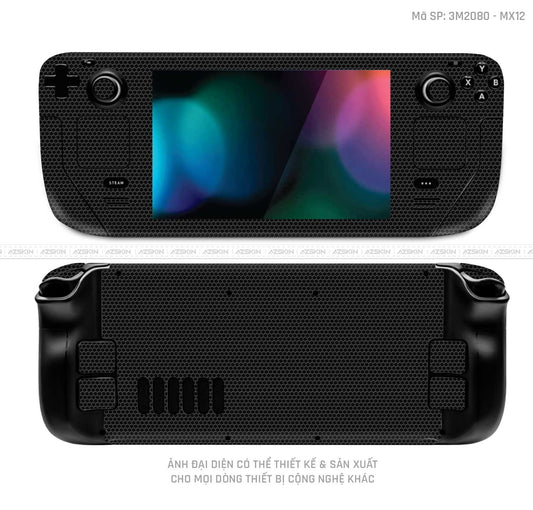 Dán Skin 3M/Oracal Máy Chơi Game Steam Deck Vân Matrix Black | MX12