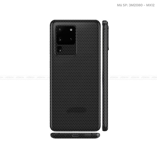 Dán Skin 3M Galaxy S20 Series Vân Matrix Black | MX12