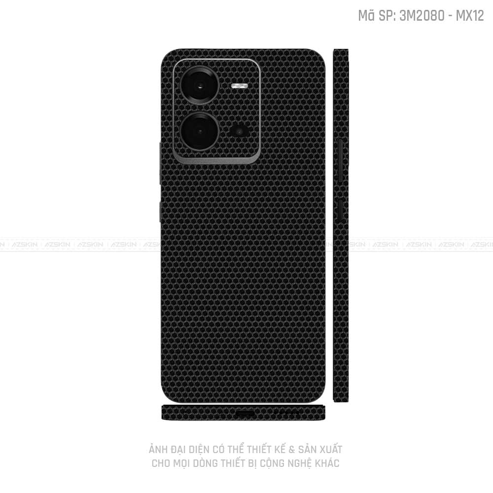 Dán Skin Vivo V Series Vân Matrix Black | MX12