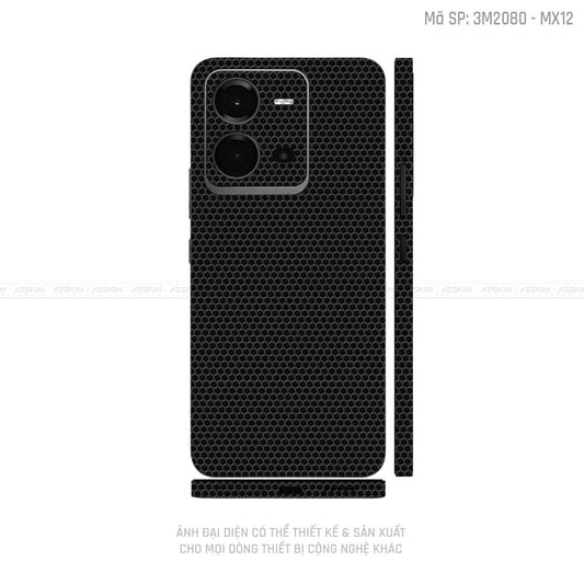Dán Skin Vivo V Series Vân Matrix Black | MX12