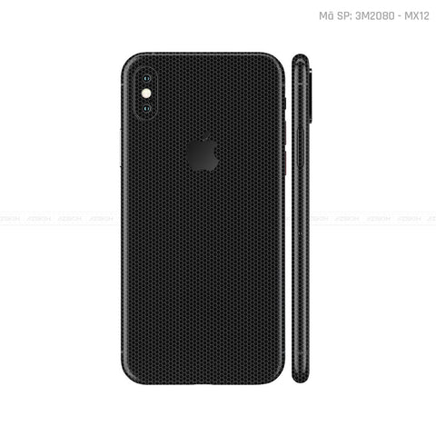 Dán Skin 3M IPhone X Series Vân Matrix Black | MX12