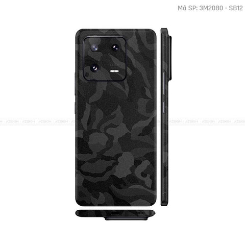 Dán Skin Xiaomi 13 Series Màu Camo Đen | SB12