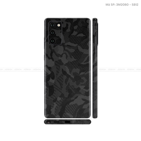 Dán Skin 3M Galaxy Note 20 Series Camo Black | SB12