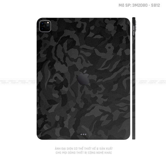 Dán Skin IPad Air Series Vân Camo Đen | 3M2080-SB12