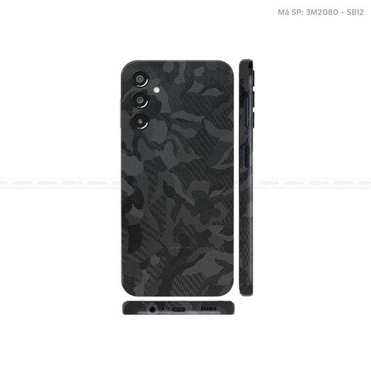 Dán Skin 3M/ Oracal Galaxy A Series Vân Camo Black | SB12