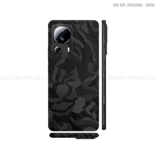 Dán Skin Xiaomi 13 Series Màu Camo Đen | SB12