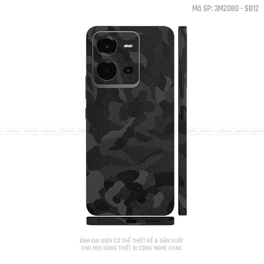 Dán Skin Vivo V Series Vân Camo Đen | SB12