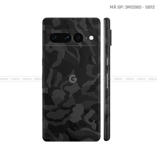 Dán Skin Google Pixel 8 Series Vân Camo Đen | SB12