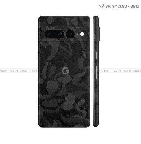 Dán Skin Google Pixel 8 Series Vân Camo Đen | SB12