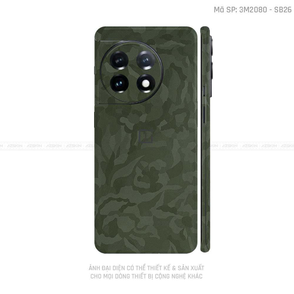 Dán Skin Oneplus Ace Series Vân Camo Xanh | SB26