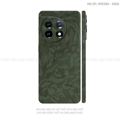 Dán Skin Oneplus Ace Series Vân Camo Xanh | SB26