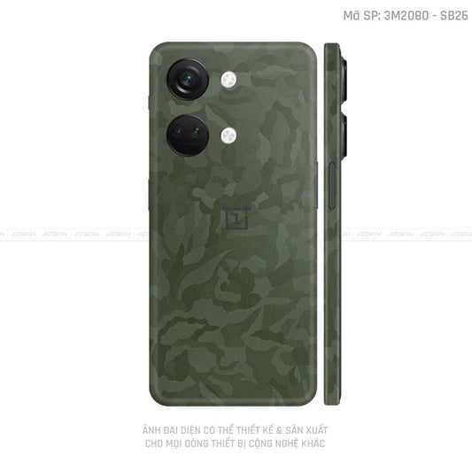 Dán Skin Oneplus Nord Series Vân Camo Xanh | SB26