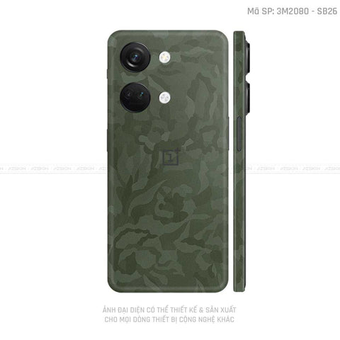 Dán Skin Oneplus Nord Series Vân Camo Xanh | SB26