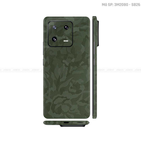 Dán Skin Xiaomi 13 Series Màu Camo Xanh | SB26