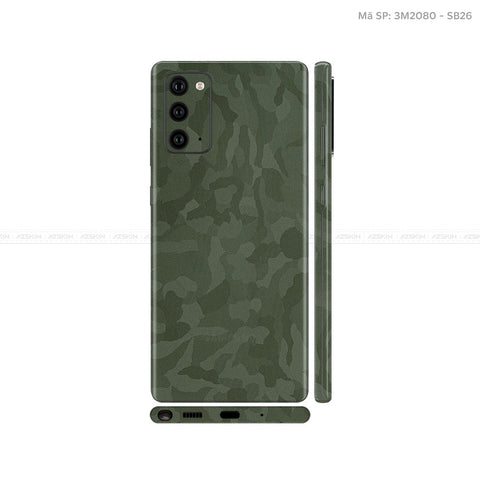 Dán Skin 3M Galaxy Note 20 Series Camo Green | SB26