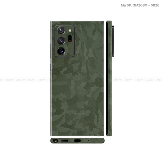 Dán Skin 3M Galaxy Note 20 Series Camo Green | SB26