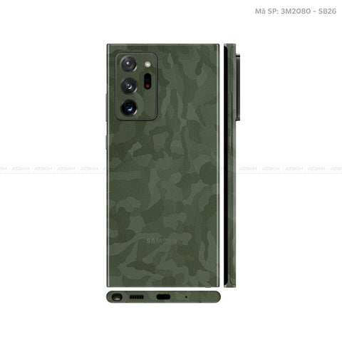 Dán Skin 3M Galaxy Note 20 Series Camo Green | SB26