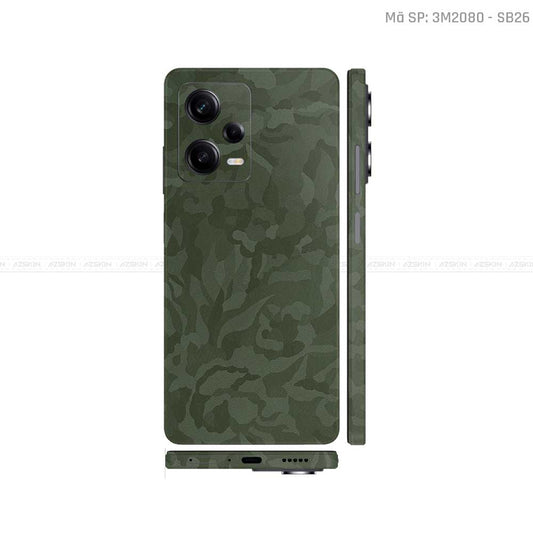 Dán Skin Xiaomi Redmi Note 12 Series Xanh Camo | SB26