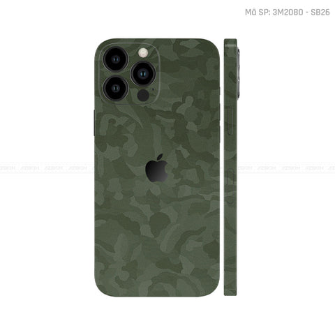 Dán Skin IPhone 13 Series Vân Camo Xanh | 3M2080-SB26