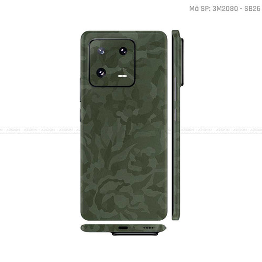 Dán Skin Xiaomi 14 Series Màu Camo Xanh | SB26