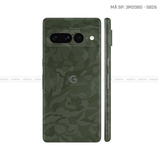Dán Skin Google Pixel 8 Series Vân Camo Xanh | SB26