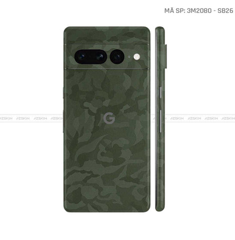 Dán Skin Google Pixel 8 Series Vân Camo Xanh | SB26