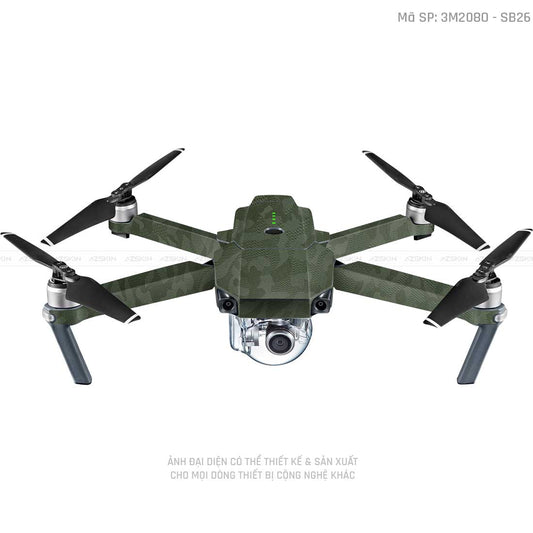 Dán Skin Flycam Màu Xanh Camo | SB26