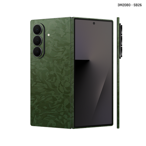 Dán Skin 3M Galaxy Z Fold 7 Vân Camo Green | SB26