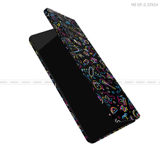 Dán Skin Galaxy Z Fold3 Hình Sticker | D_STK24
