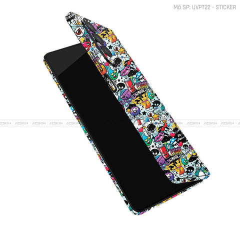 Dán Skin Galaxy Z Fold3 Vân Sticker 06 | UVPT22