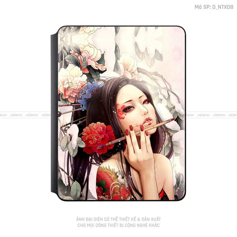 Dán Skin Magic Keyboard Hình Tattoo | D_NTX08